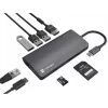 Dokavimo stotelė NATEC NMP-2162 USB 3.2 Gen 1 Type-C pilka, laidinė