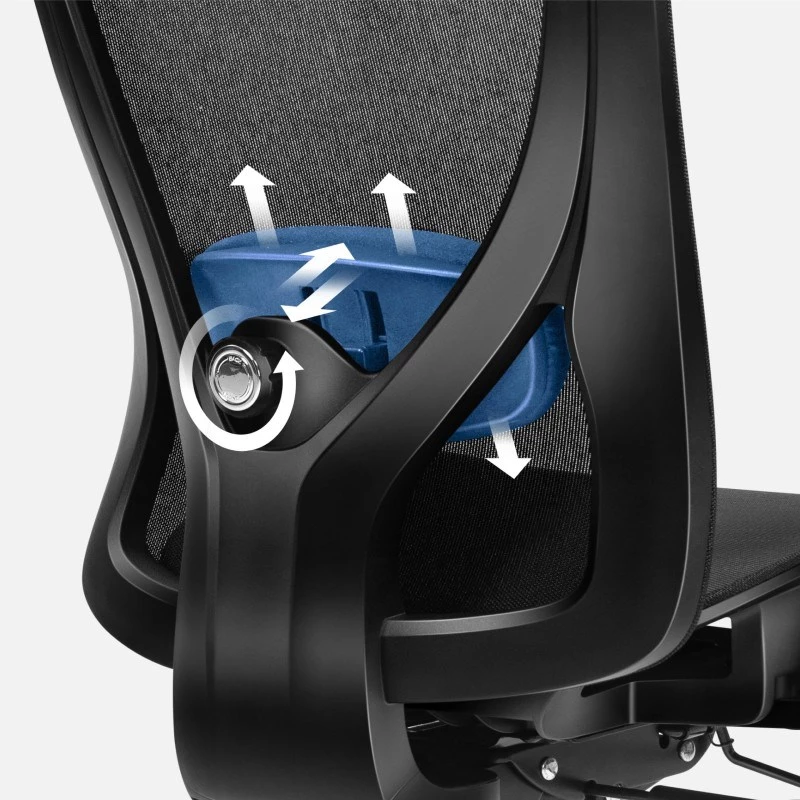 Expert 5.3 Black Mesh kėdė su tinkliniu atlošu