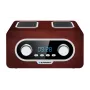 Nešiojamas radijo imtuvas BLAUPUNKT PP5.2BR – FM, 60 atminties vietų, USB/MP3, AUX, įkraunama baterija 1000 mAh, 3 W RMS, bronzinė spalva