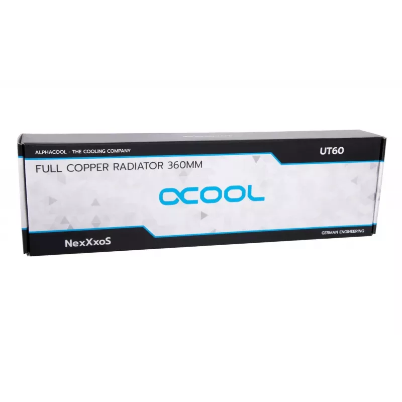 Radiatorius Alphacool 14390 Varinis Plieninis Juodas 125mm x 415mm x 60mm