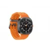 Samsung Galaxy Watch Ultra 3.81 cm (1.5 colio) AMOLED 47 mm Skaitmeninis 480 x 480 pikselių Liečiamas ekranas 4G Pilka, Titanas Wi-Fi GPS (palydovas)