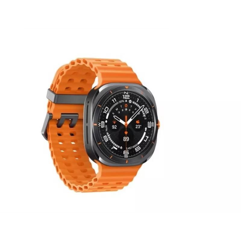 Samsung Galaxy Watch Ultra 3.81 cm (1.5 colio) AMOLED 47 mm Skaitmeninis 480 x 480 pikselių Liečiamas ekranas 4G Pilka, Titanas Wi-Fi GPS (palydovas)