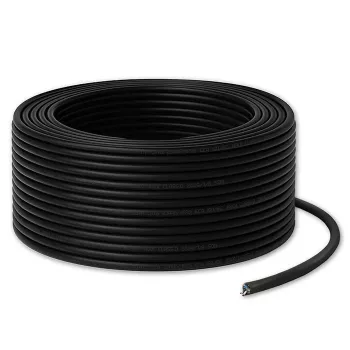 Ethernet pataisos laidas QOLTEC CAT6 UTP, 50 m, juodas