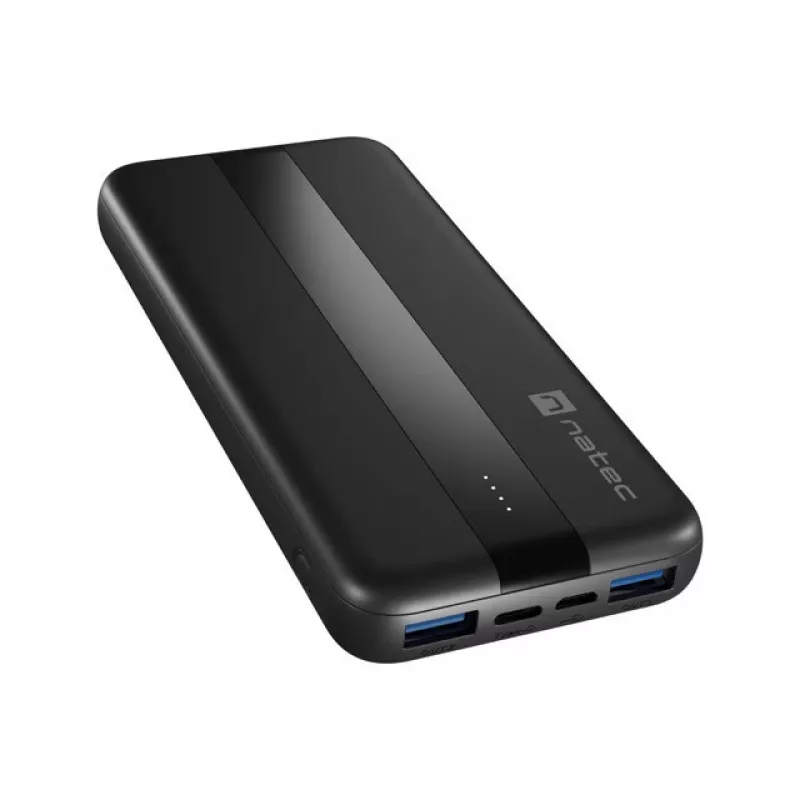 NATEC TREVI SLIM Q V2 10000 mAh juoda