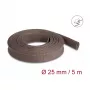 Kabelio rankovė DeLOCK 20906 Ruda Poliesteris 2,5 cm
