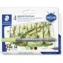 Staedtler pigment brush pen 371 geltonas flomasteris 1 vnt