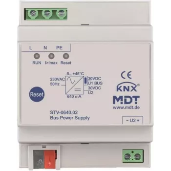 MDT STV-0640.02 Magistralės maitinimo šaltinis 4TE 640mA