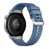 Išmanusis laikrodis HUAWEI WATCH GT5 46 mm – 1,43 colio AMOLED, GPS, 524 mAh, nerūdijančio plieno korpusas, mėlyna austa juosta