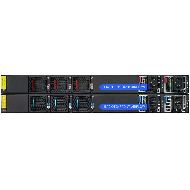 LANCOM CS-8132F-F2B 100G šviesolaidinis pagrindinis komutatorius, 32x 100G QSFP28, oro srautas iš priekio į galą (61909)