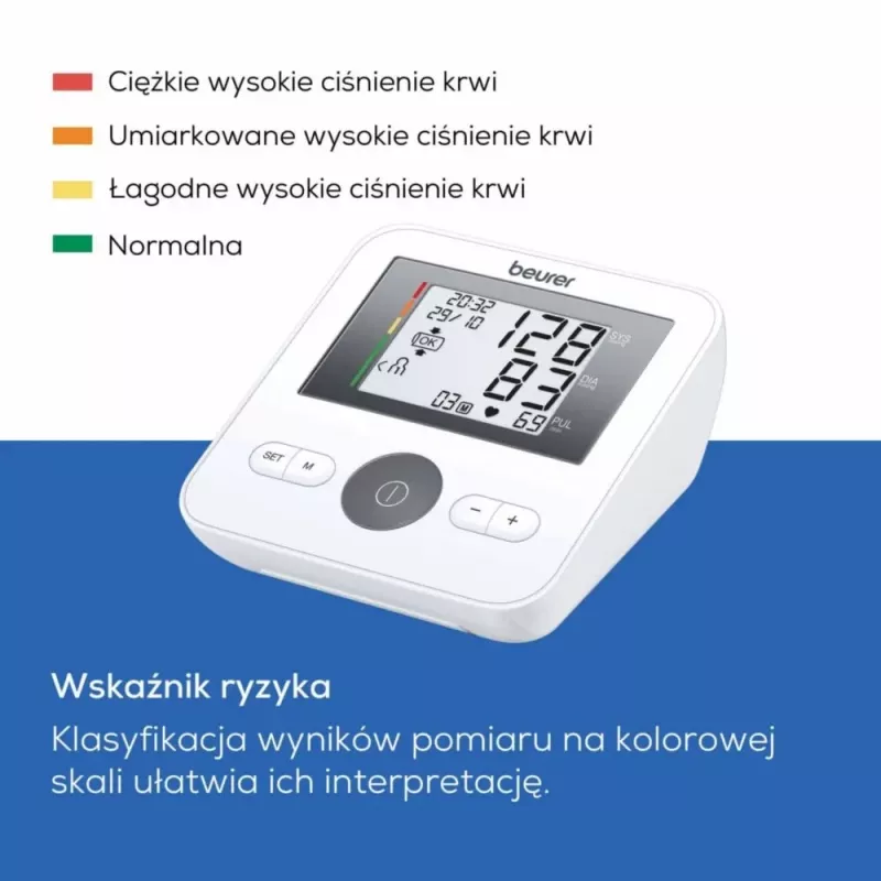 Automatinis kraujospūdžio matuoklis Beurer BM27 su LCD ekranu