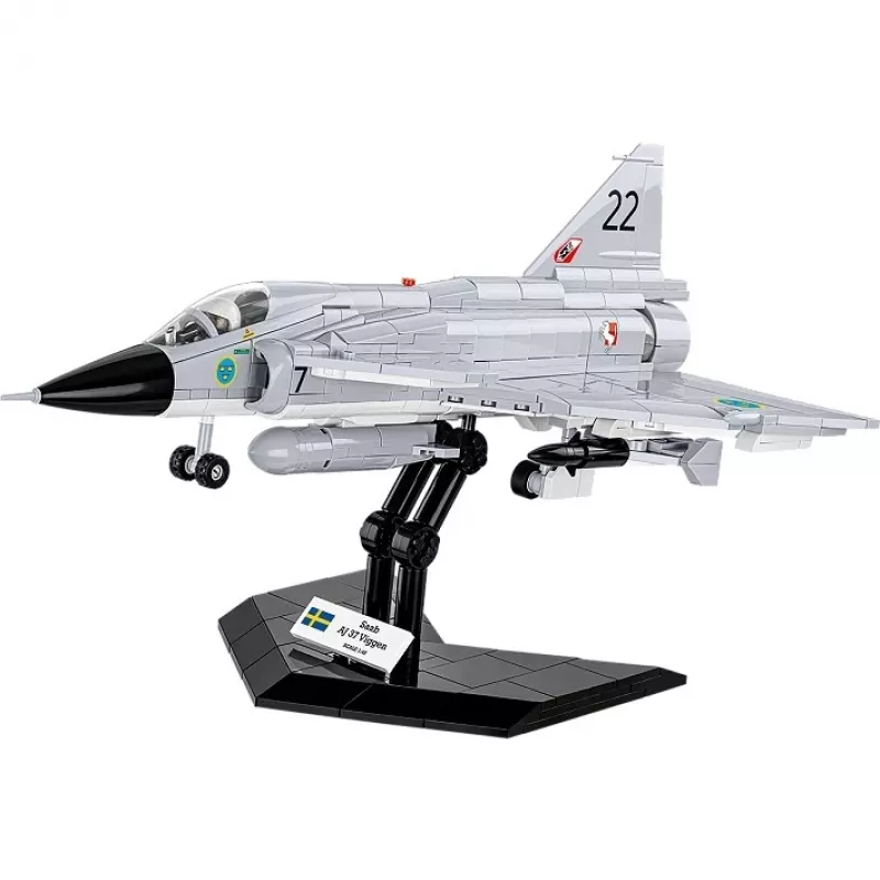 Cobi blokelių rinkinys Saab AJ 37 Viggen, 881 detalės