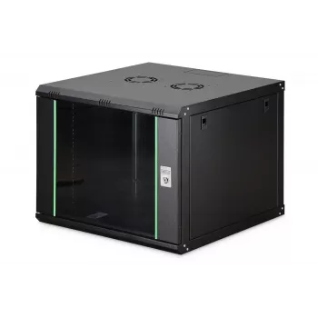 DIGITUS Dynamic-N sieninis tinklo spintos korpusas 9U 19 col. 600x600 mm, IP20, su raktiniu užraktu, nesurinktas