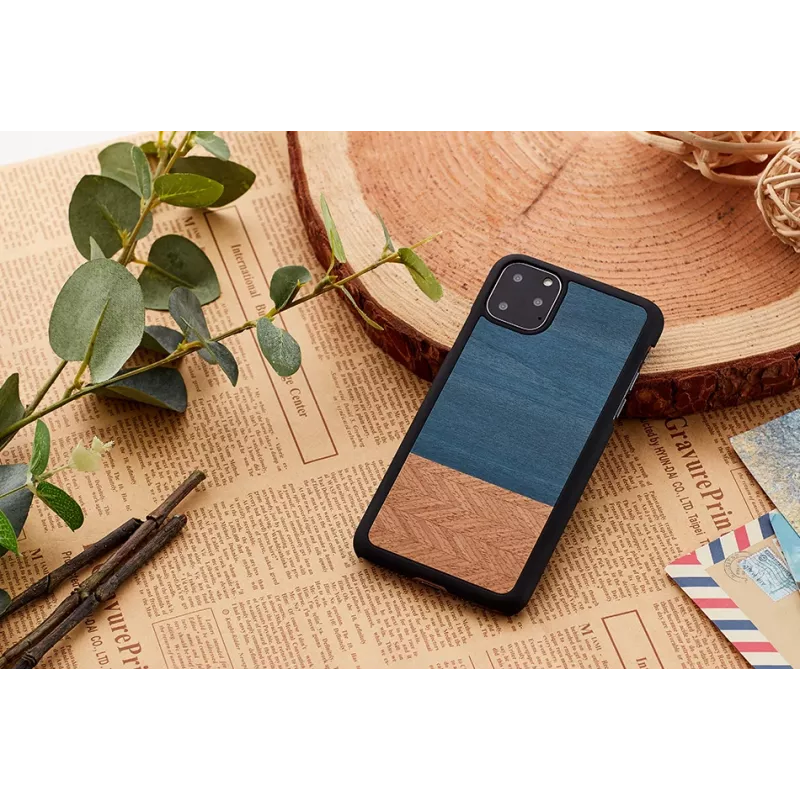 Dėklas iPhone 11 Pro man and wood — denim juodas