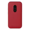 Doro Leva E22 sulankstomas telefonas, 2,8 colio (7,11 cm) ekranas, viena SIM, 0,3 MP kamera, 1150 mAh, 127,8 g, raudonai baltas