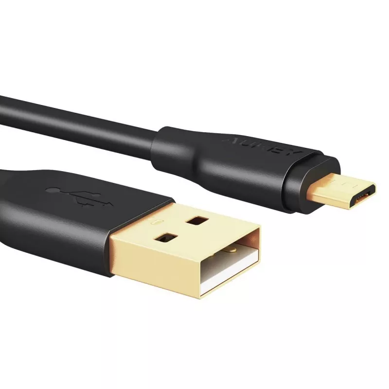 AUKEY CB-MD1 Black greitasis laidas Quick Charge micro USB-USB | 1m | 5A | 480 Mbps