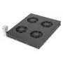 Vėdinama aklinė plokštė Digitus DN-19 FAN-4-HO-SW
