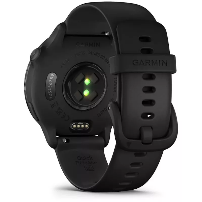 Garmin vívoactive 6 3.05 cm (1.2) AMOLED 42 mm skaitmeninis 390 x 390 pikselių jutiklinis ekranas Juodas Wi-Fi GPS (palydovas)