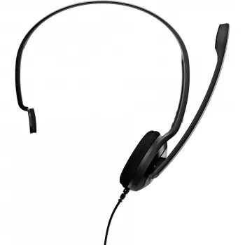Sennheiser PC 7 USB ausinės – laidinės, vienos ausies, biurui ir kontaktų centrams, USB-A, juodos