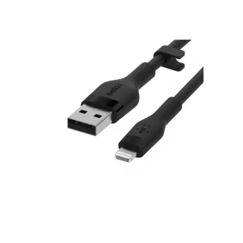 Lightning laidas Belkin CAA008BT1MBK 1m juodas USB A į USB C