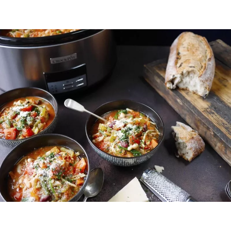 Lėtai verdantis puodas Crock-Pot CSC063X 7,5 l, 320 W, nerūdijančio plieno korpusas, keraminis išimamas dubuo