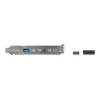 DeLOCK 89934 lizdo juostelė su 1 x USB Type-C ir 1 x USB Type-A prievadu