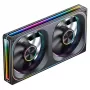Ventiliatorių rinkinys 120mm x2 ARGB PWM, Jonsbo ZA-240 Infinity Mirror 240mm juodas