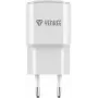 USB sieninis įkroviklis YENKEE YAC 2023WH 18W 3A Quick Charge 3.0