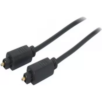 shiverpeaks 1.0m Toslink – Toslink – TOSLINK – Kištukas – TOSLINK – Kištukas – Auksuotas – Juodas (Bs69004-1.0)
