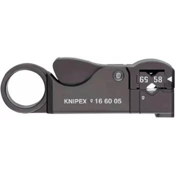 Knipex 16 60 05 KOAX Kabelentmanteler koaksialiniam kabeliui 4–12 mm RG58, RG59, RG62