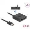Delock vaizdo skirstytuvas / jungiklis 8K, dvipusis, 2x DisplayPort, stalinis (18906)
