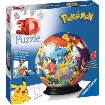 Ravensburger Pokemon 3D dėlionė 72 vnt. Animaciniai filmai