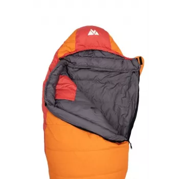Miegmaišis Volven VOLVEN TRAVELLER Right Orange – mumijos formos, dešininis užtrauktukas, vienvietis