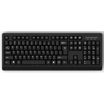 Klaviatūra MediaRange MROS109 Office USB QWERTZ vokiška juoda