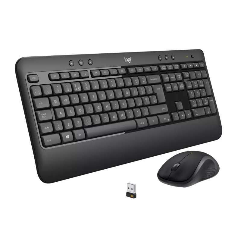 Logitech MK540 Advanced - belaidis klaviatūros ir pelės rinkinys - 2,4 GHz - ispaniškas QWERTY