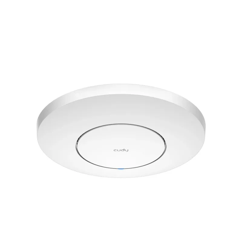 Belaidžio ryšio prieigos taškas Cudy AP11000 – tribandinis Wi‑Fi 6 (2.4/5/6 GHz), 5760 Mbps, MU‑MIMO, montavimas ant lubų/sienos