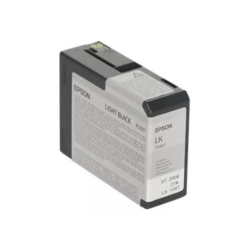 Epson Singlepack Light Black T580700, šviesiai juoda, pigmentinis rašalas, 80 ml, 1 vnt.