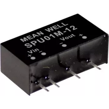 Maitinimo adapteris MEAN WELL SPU01L-12 1 W Įėjimas 4,5-5,5 V Išėjimas 12 V