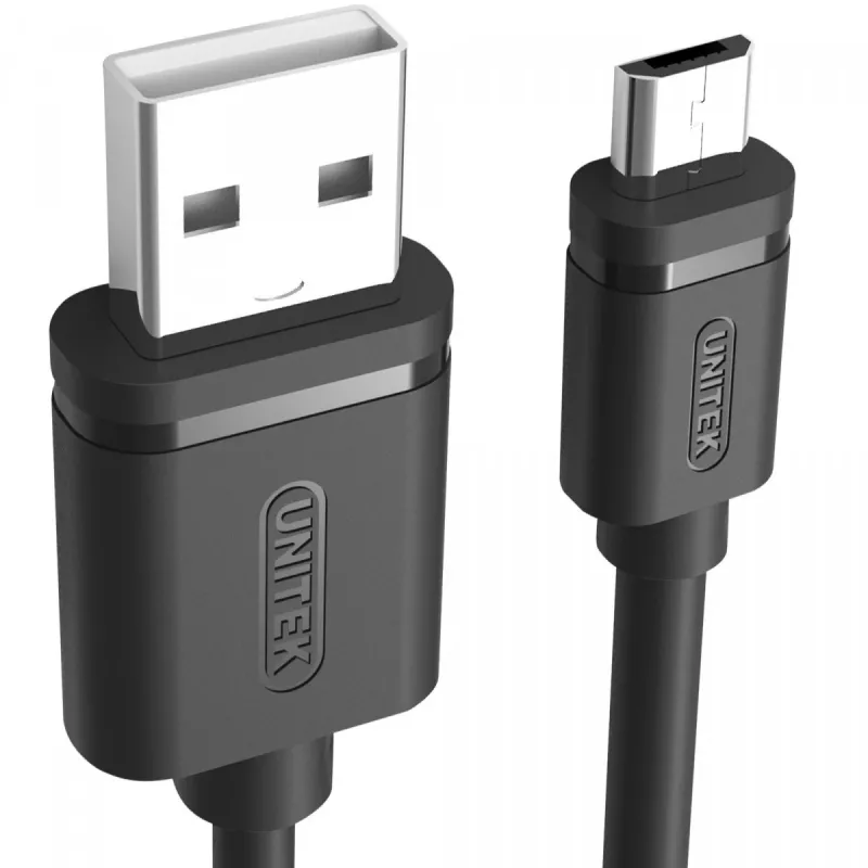 Unitek USB 2.0 laidas AM-microUSB BM, 2,0 m, Y-C455GBK