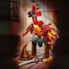 LEGO statomas Feniksas Fawkes – Dumbldoro Feniksas modelis 76448, 299 dalių, 160 mm aukštis, nuo 8 metų