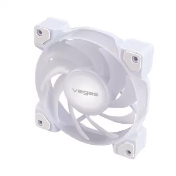 AKASA VEGAS A12 120mm ARGB korpuso ventiliatorius – baltas