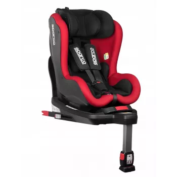 Automobilinė kėdutė vaikams Sparco SK500I Juoda-Raudona SK500IRD, iki 18 kg