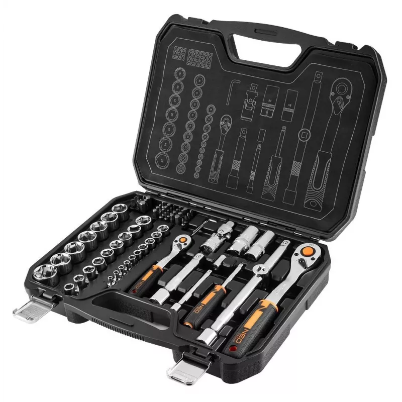 NEO tools 10-054 veržliarakčių / lizdų rinkinys
