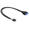 Laidas DeLOCK USB 3.0 19 kontaktų - USB 2.0 8 kontaktų 45 cm