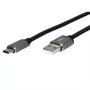 USB laidas ROLINE 11029029 USB 2.0 3 m USB A USB C juodas sidabrinis