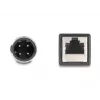 DeLOCK M12 adapterinis kabelis D-koduotas 4 kontaktų kištukas į RJ45 lizdą 50 cm