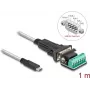 DeLOCK USB Type-C į RS-422/485 adapteris, vyriškas, 1 m, 5 V