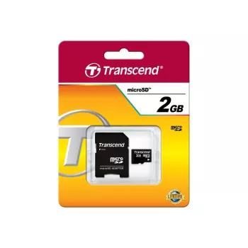 Flash atminties kortelė Transcend 2GB MicroSD TS2GUSD