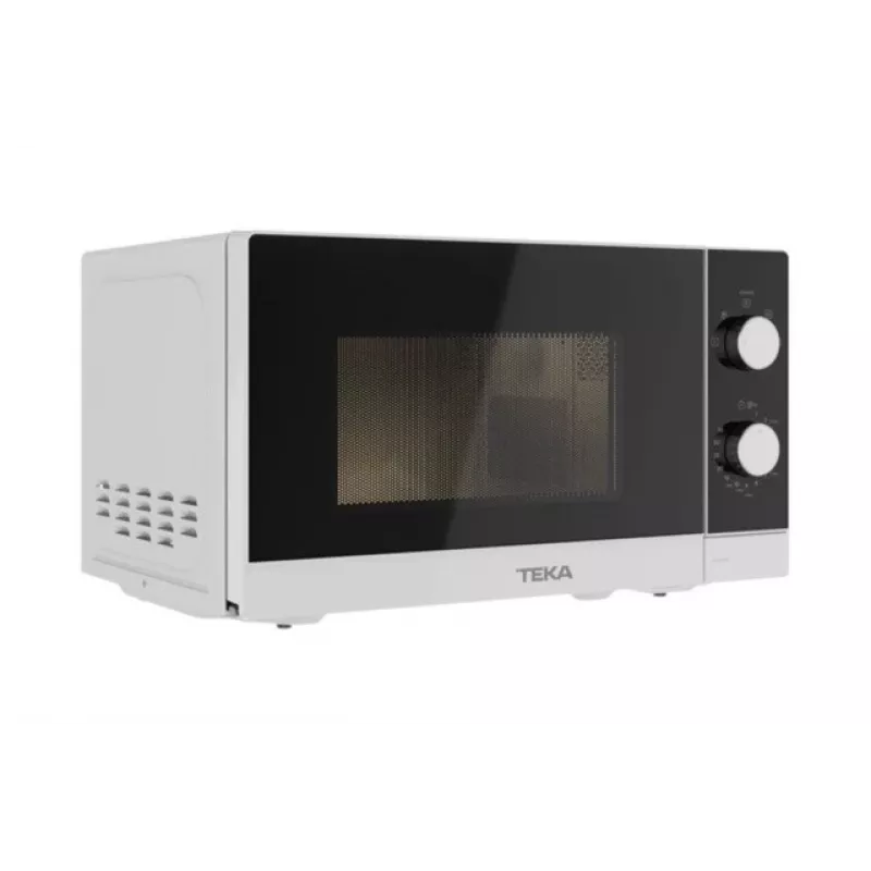 Mikrobangų krosnelė TEKA MW FS20 WH – stalviršinė, 20 L, 700 W, sukamoji rankenėlė, mechaninis laikmatis, 25,5 cm padėklas