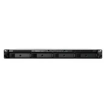 Synology RackStation RS422+ NAS / saugojimo serveris, stovas (1U), Ryzen Embedded R1600, 2 GB DDR4, DSM, juoda