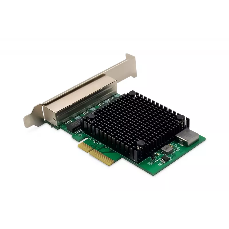 Digitus DN-10136 4 prievadų 2,5 Gigabit Ethernet tinklo plokštė PCI Express Realtek mikroschema